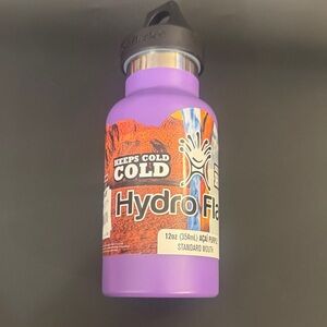 NEW Hydro Flask purple 12 oz. Standard Mouth Bottle